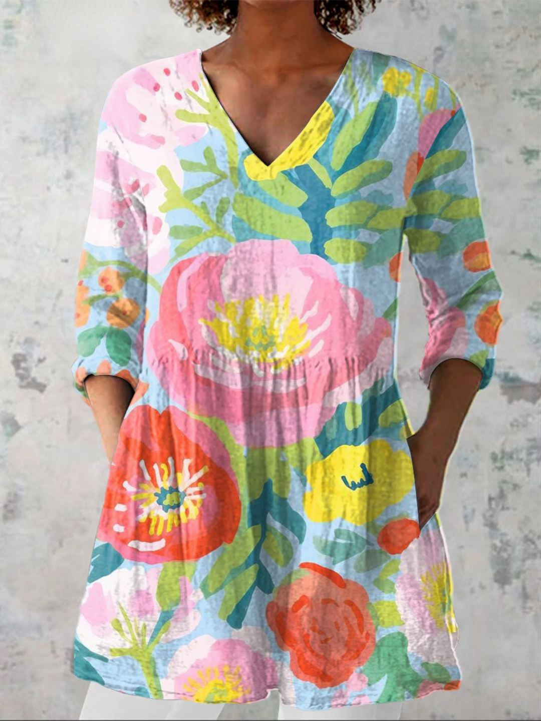 HELENE | ELEGANT TUNIC WITH V-NECK