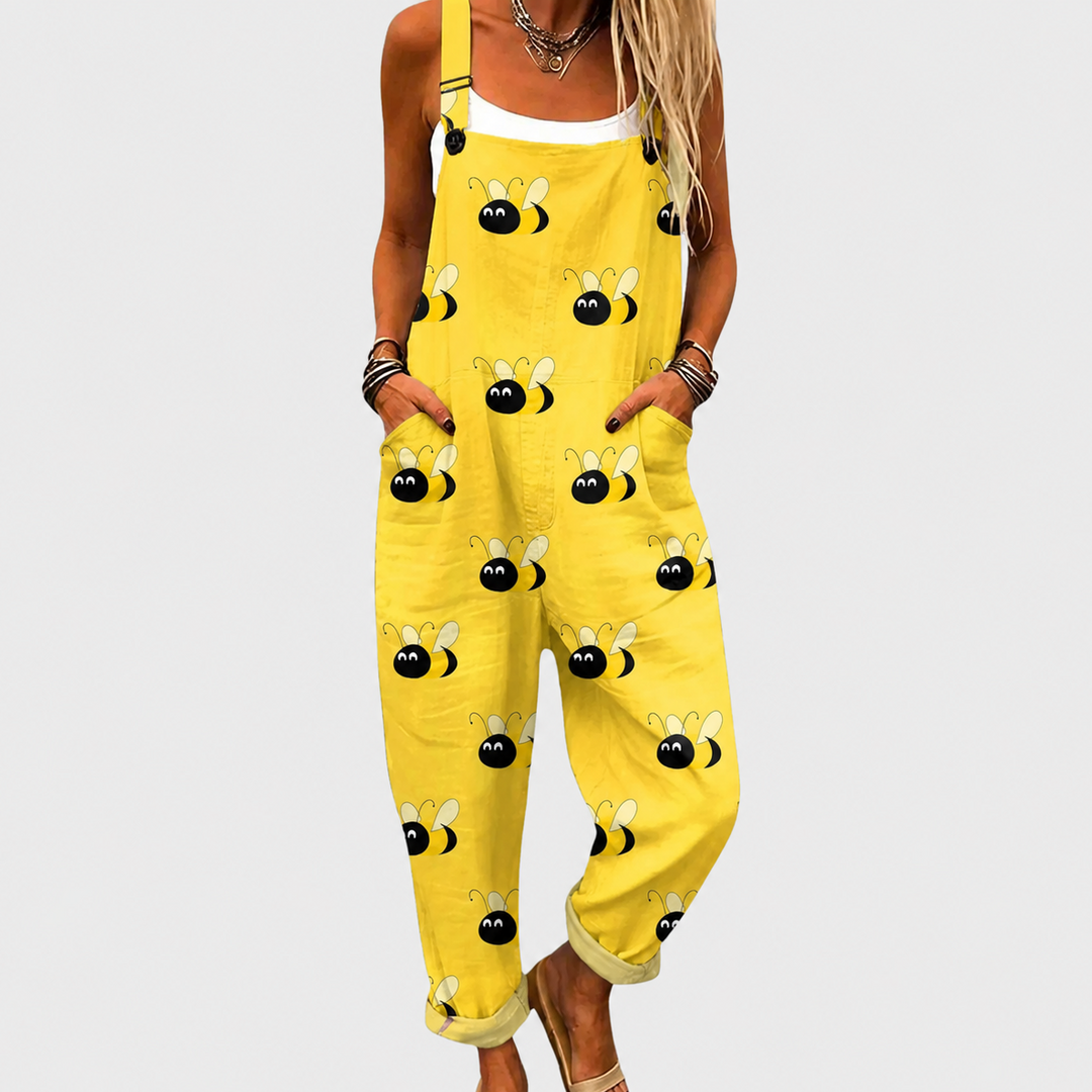 GRACE | COMFORTABLE PRINTED OVERALLS