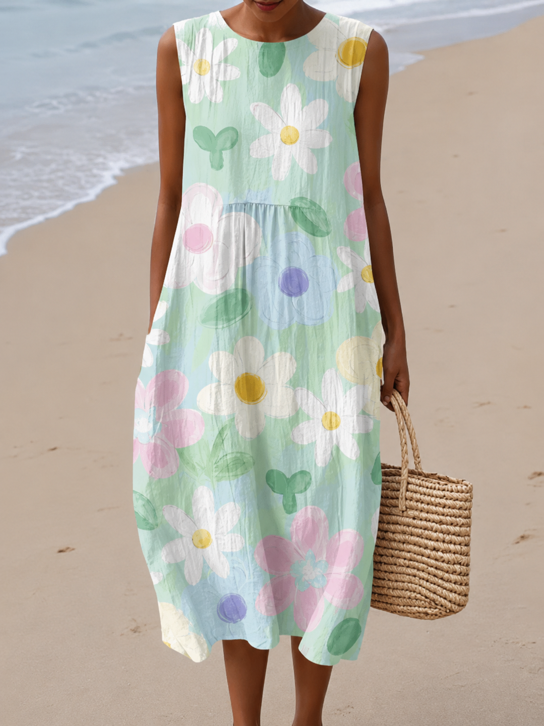 ERIN | MIDI DRESS PASTEL BLOSSOM