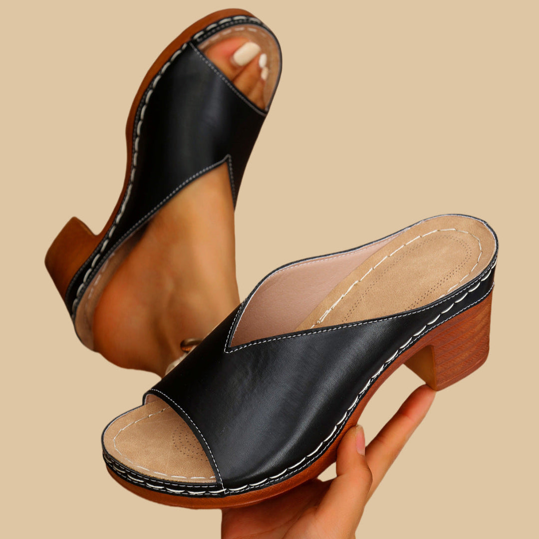 CANDACE | ORTHOPAEDIC OPEN-TOE MULES