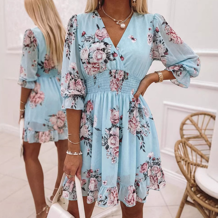 MARINDA | ELEGANT FLORAL DRESS
