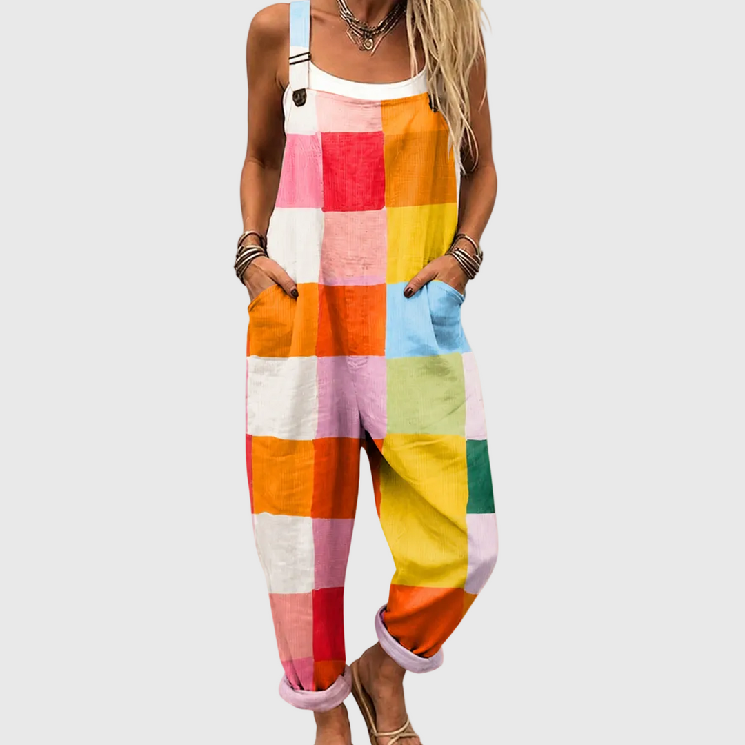 MILLIE | COLOR BLOCK JUMPSUIT