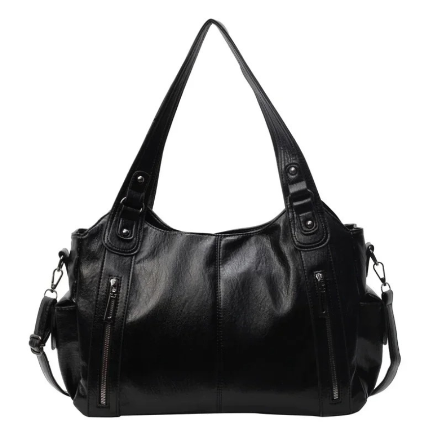 TEREZA | DUAL ZIPPER LARGE CAPACITY SHOULDER BAG
