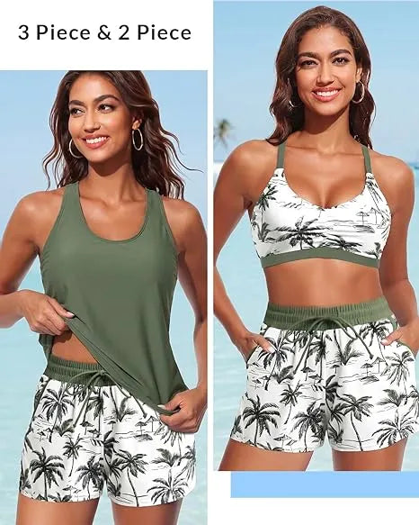 MARSHA | ELEGANT &amp; PRACTICAL 3-PIECE TANKINI
