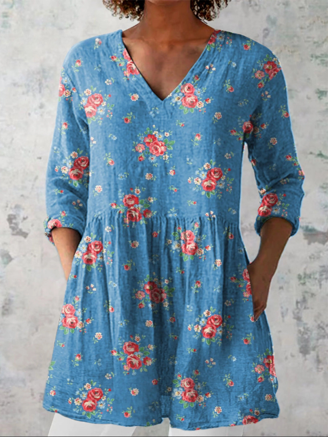 MELANIE | ELEGANT TUNIC WITH V-NECK