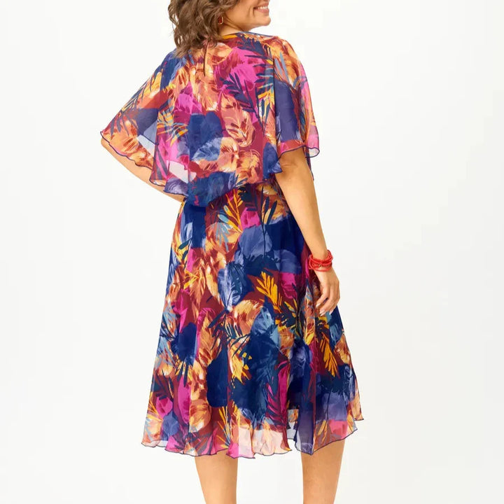 VANESSA | COMFORTABLE PLUS SIZE CHIFFON-STYLE DRESS