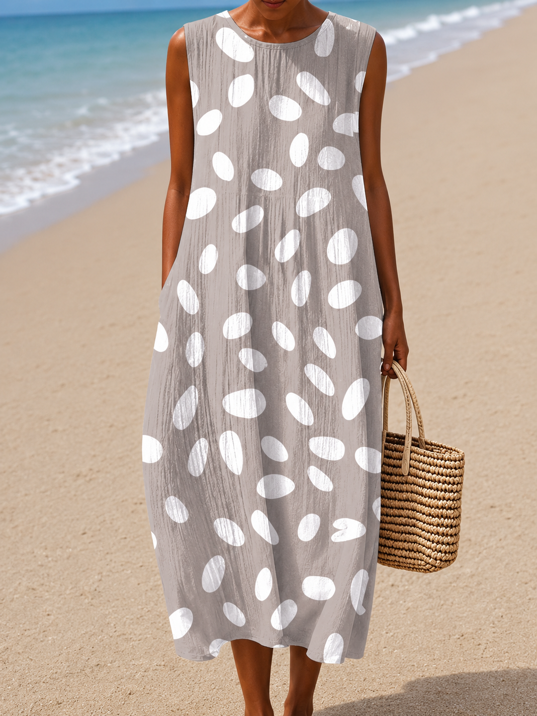 LINDA | WOMEN’S CASUAL SLEEVELESS DRESS