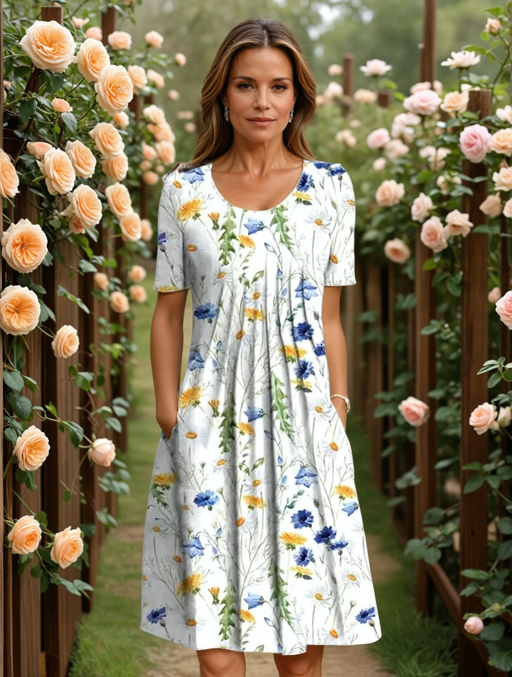 MARLENE | ELEGANT DRESS WITH TUMMY COVERAGE