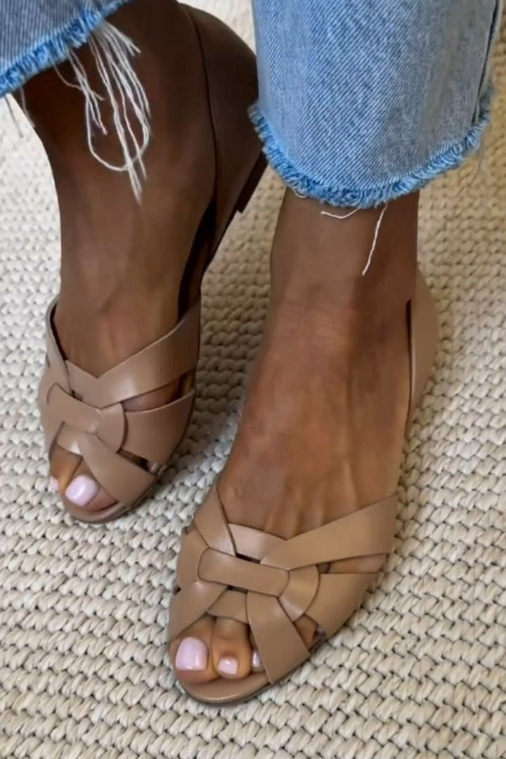 SERAFINA | WOVEN NATURE SANDALS