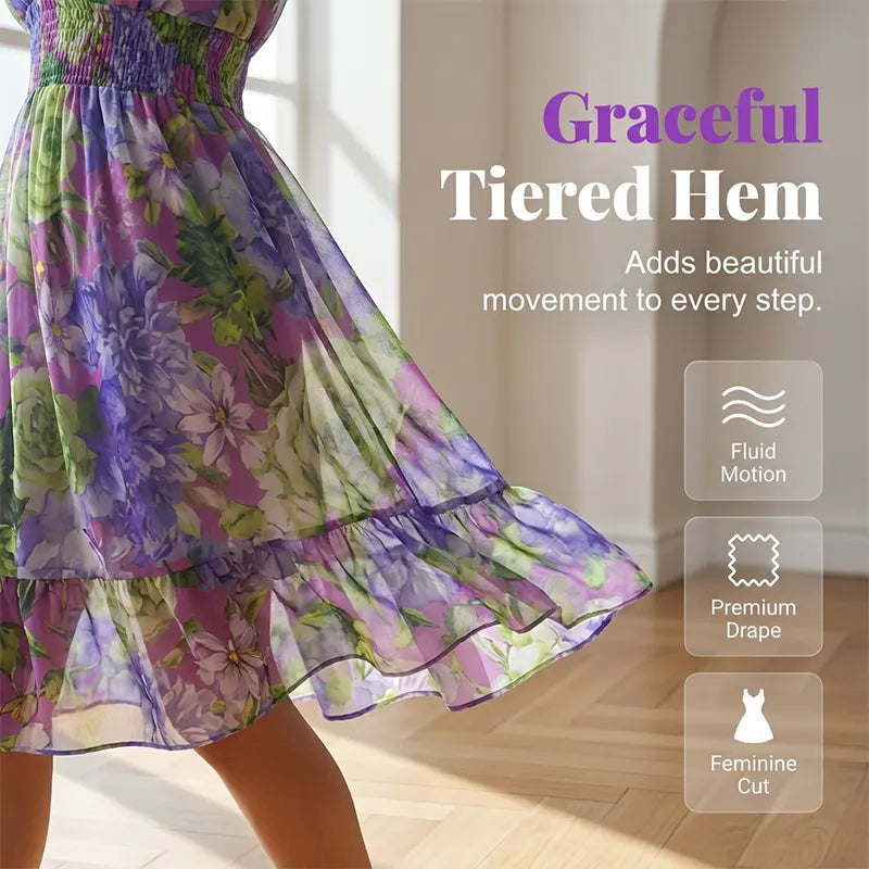 MARINDA | ELEGANT FLORAL DRESS
