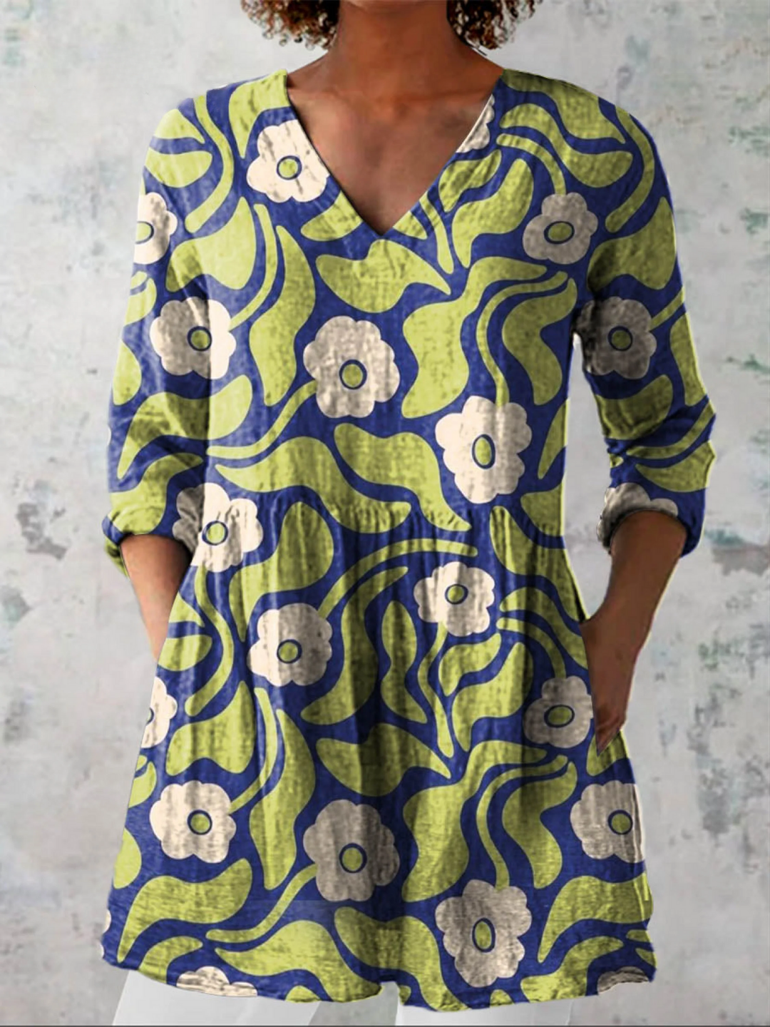 ELODIE | ELEGANT TUNIC WITH V-NECK