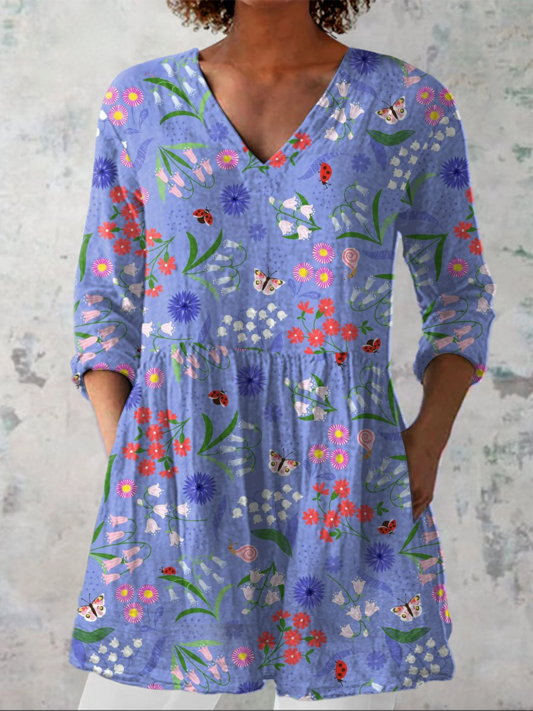 ALINE | ELEGANT TUNIC WITH V-NECK