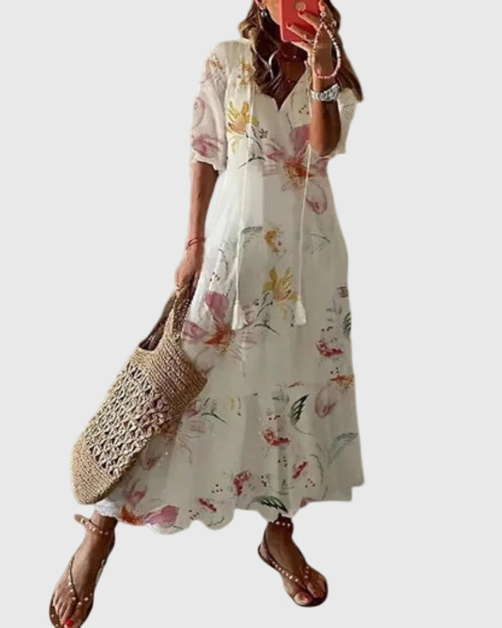NOOR | BOHO VINTAGE SUMMER MAXI DRESS