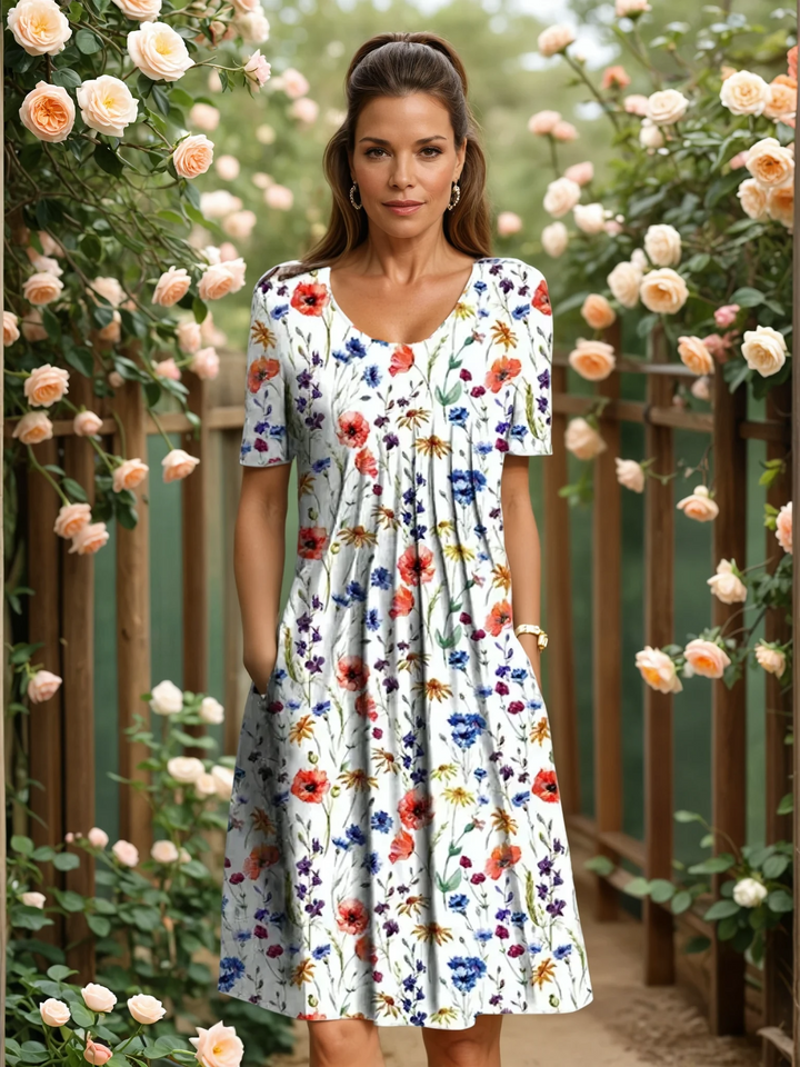 MACY | ELEGANT DRESS WITH TUMMY COVERAGE