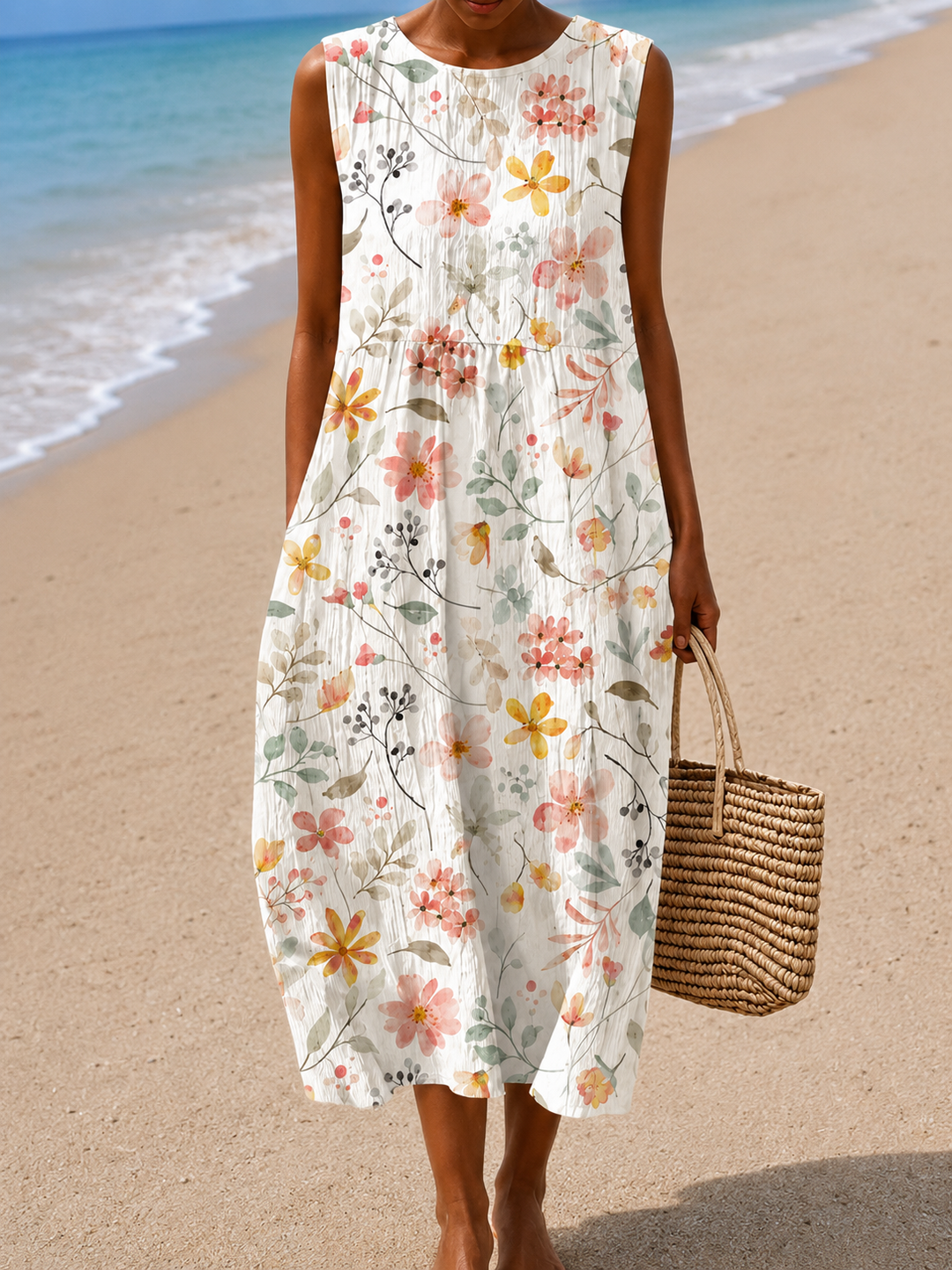 DONNA | WOMEN’S CASUAL SLEELESS DRESS
