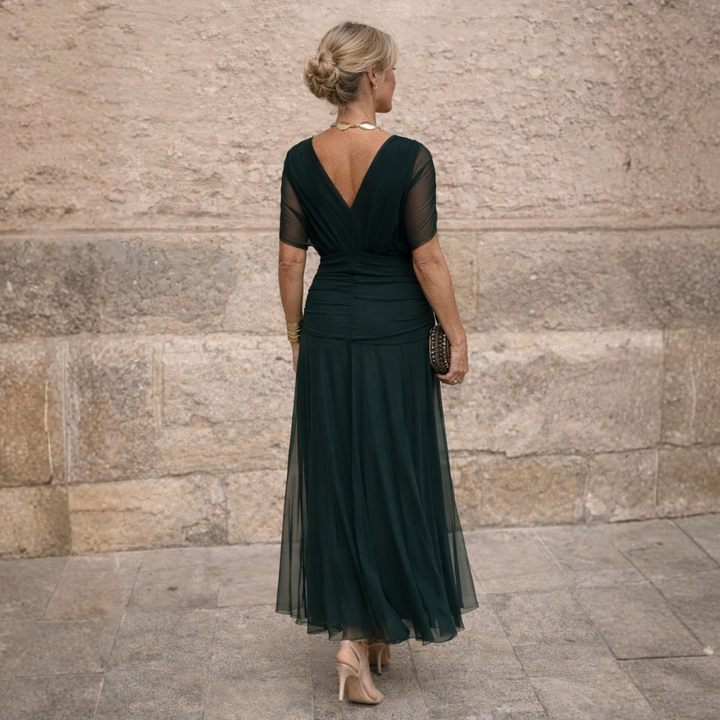 MIKAELA | OFF SHOULDER MAXI DRESS
