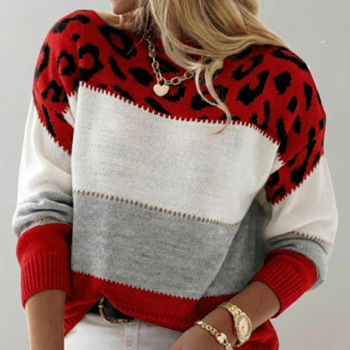 BEATRICE | LEOPARD PRINT JUMPER