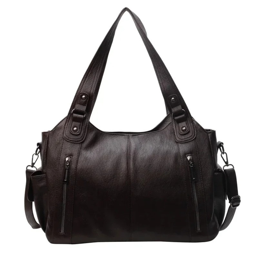 TEREZA | DUAL ZIPPER LARGE CAPACITY SHOULDER BAG