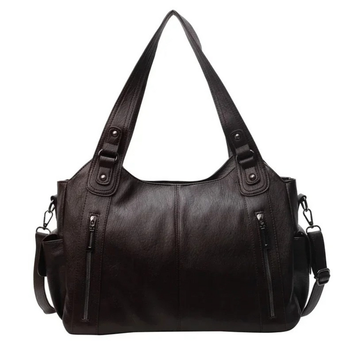 TEREZA | DUAL ZIPPER LARGE CAPACITY SHOULDER BAG