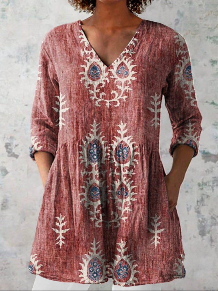 ELISE | ELEGANT TUNIC WITH V-NECK