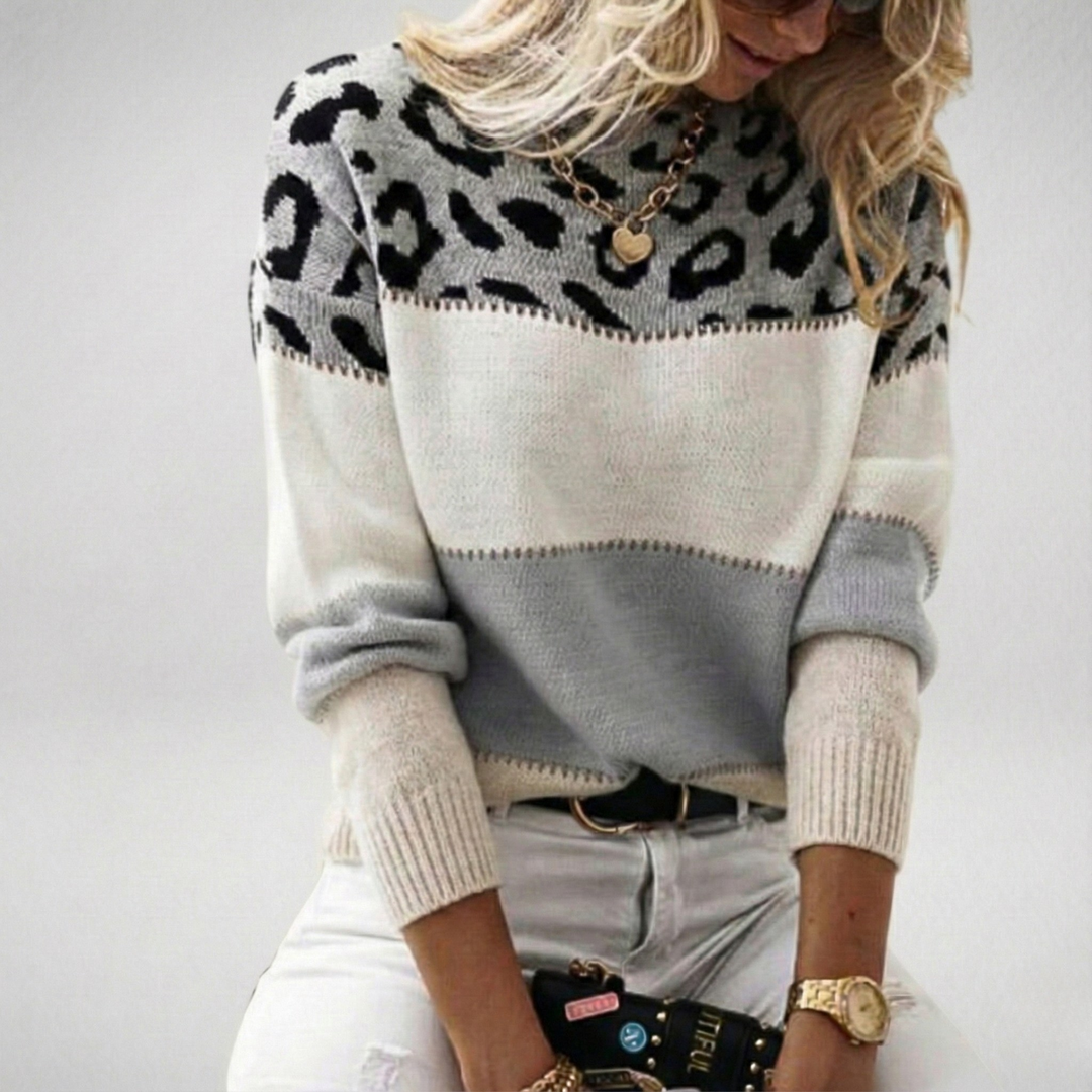 BEATRICE | LEOPARD PRINT JUMPER