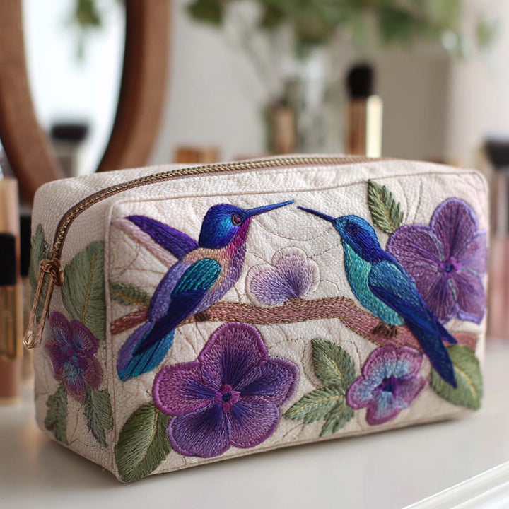 HUMMINGBIRD | QUILTED MAKE-UP BAG