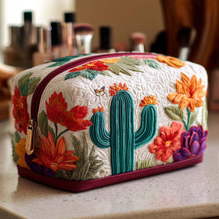 ARIZONA BLOOM | QUILTED MAKE-UP BAG