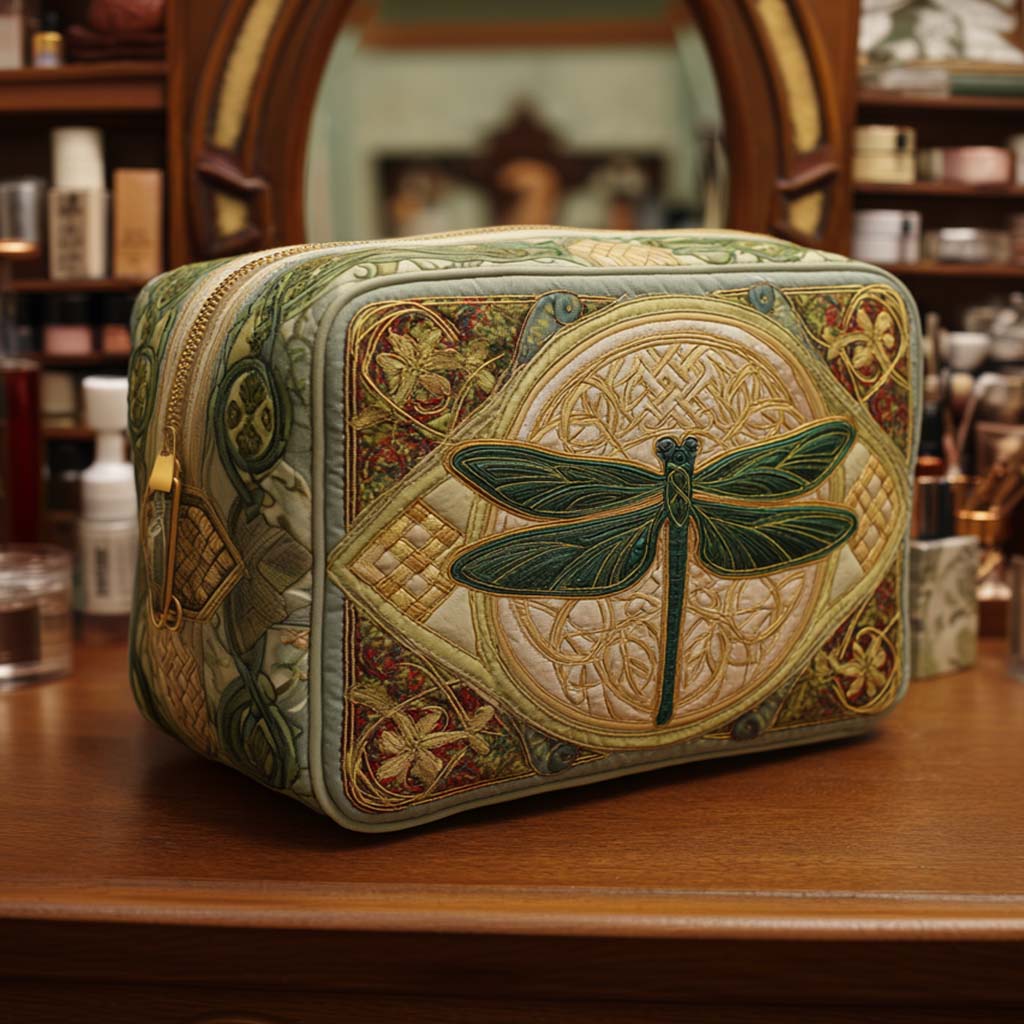 AZURE SKIES | QUILTED MAKE-UP BAG