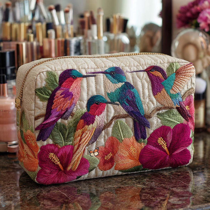BRIGHT NECTAR | QUILTED MAKE-UP BAG