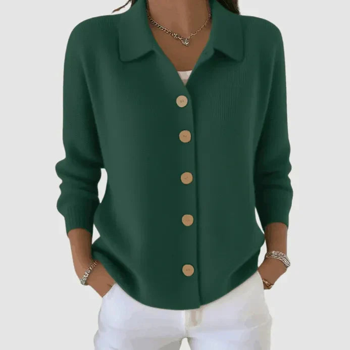 RIAH | BUTTON-UP KNIT CARDIGAN