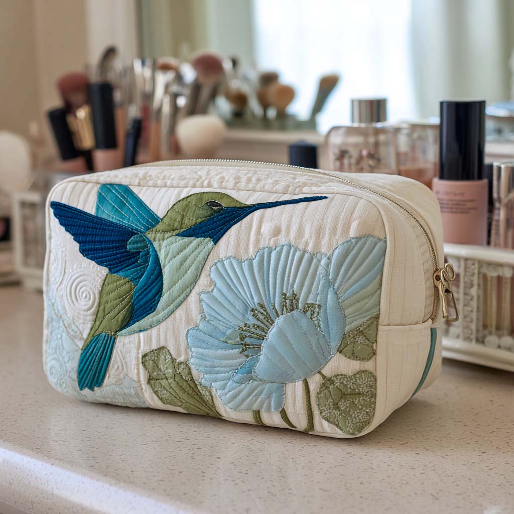 GLITTERING WINGS | QUILTED MAKE-UP BAG