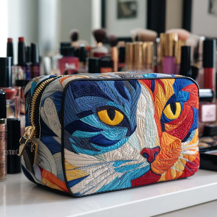 GOLDEN EYES | QUILTED MAKE-UP BAG