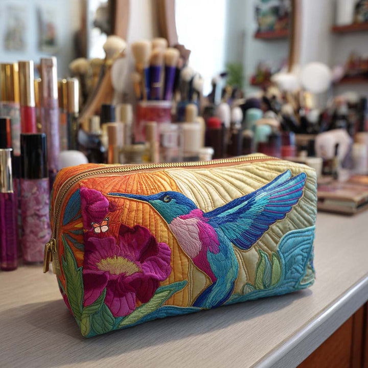 JOYFUL FLIGHT | QUILTED MAKE-UP BAG
