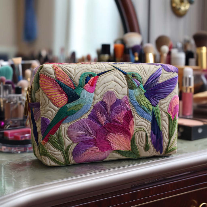 HUMMINGBIRD | QUILTED MAKE-UP BAG