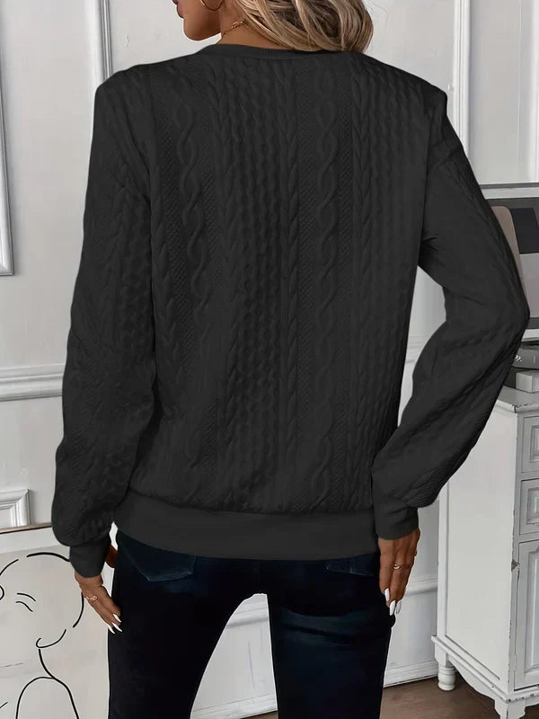 RUBY | ELEGANT QUARTER-ZIP SWEATER