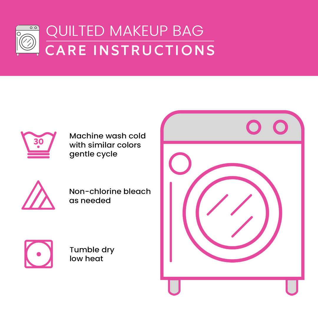 WINGED WONDERS | QUILTED MAKE-UP BAG