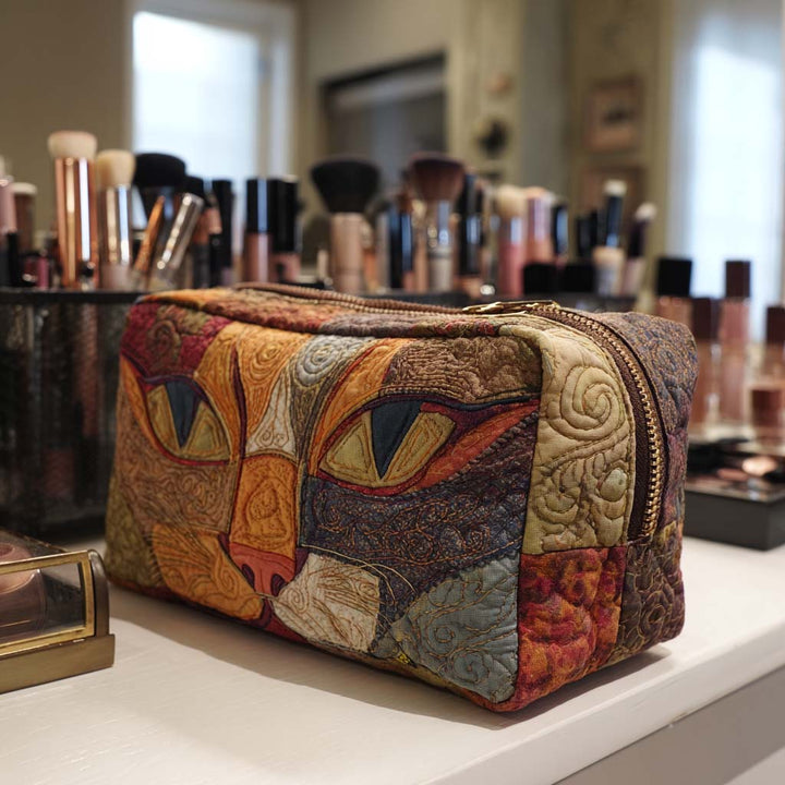 MEOW MOOD | QUILTED MAKE-UP BAG