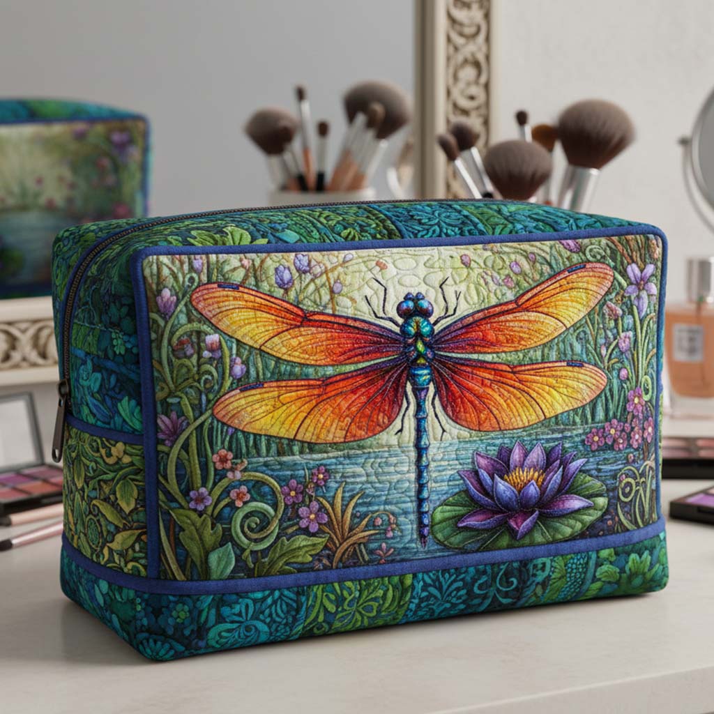 NATURE JEWEL | QUILTED MAKE-UP BAG