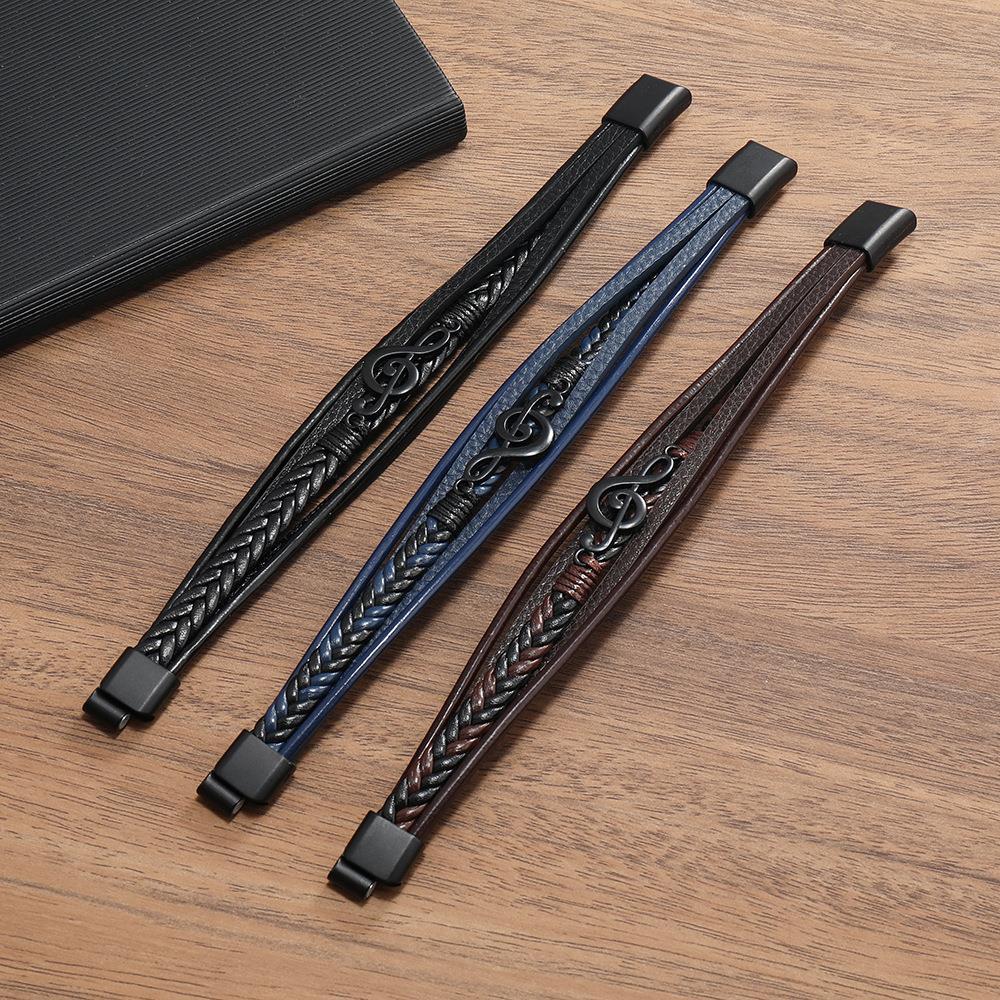 RHYTHM | LEATHER BRACELET FOR MUSIC LOVERS