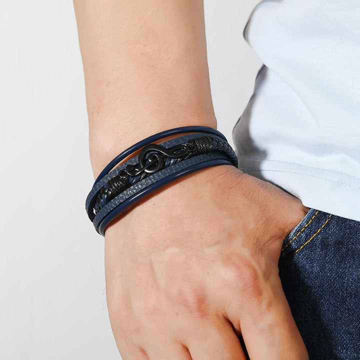 RHYTHM | LEATHER BRACELET FOR MUSIC LOVERS