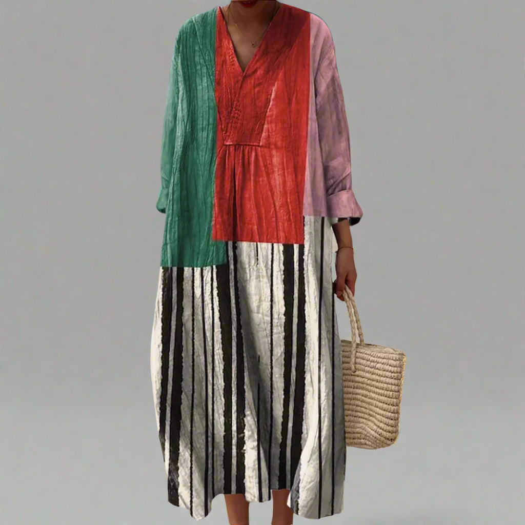 HARPER | ELEGANT GEOMETRIC DRESS