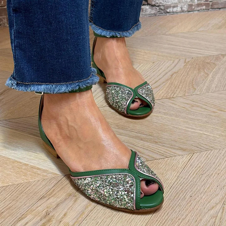 BRIGITA | MINIMALIST ANKLE STRAP SANDALS