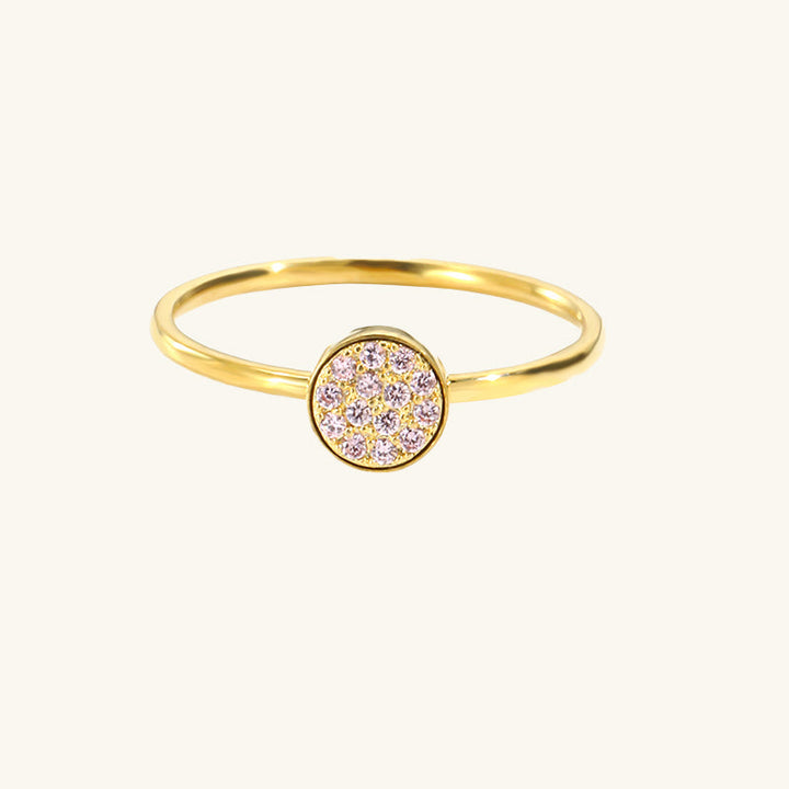 Selene Classic Birthstone Ring, band detail