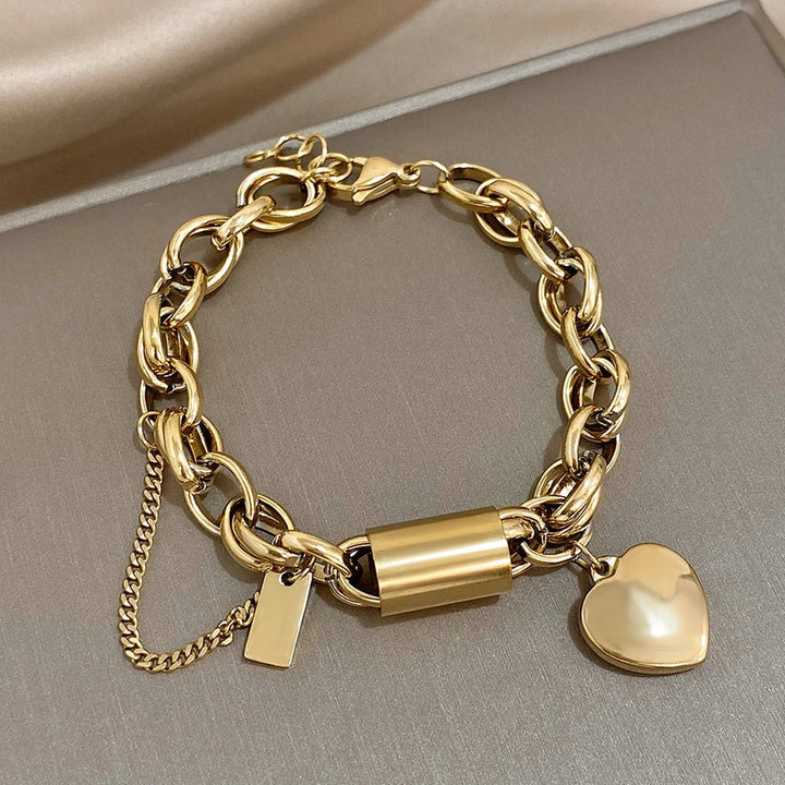 LOVE | CHUNKY HEART BRACELET