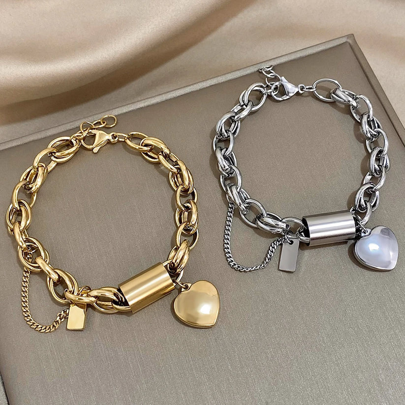 LOVE | CHUNKY HEART BRACELET