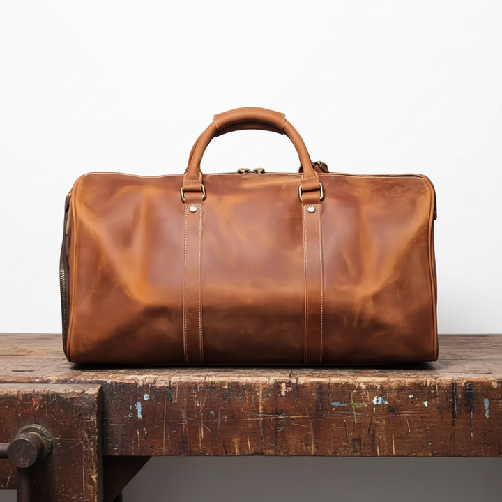 Callahan Leather-Style Travel Bag