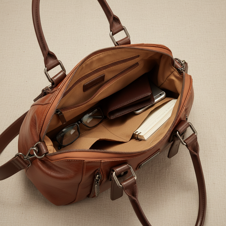 Red Luxury Bucket Bag