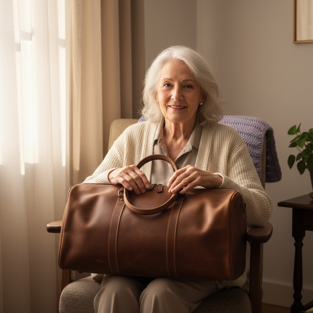 Callahan Leather-Style Travel Bag