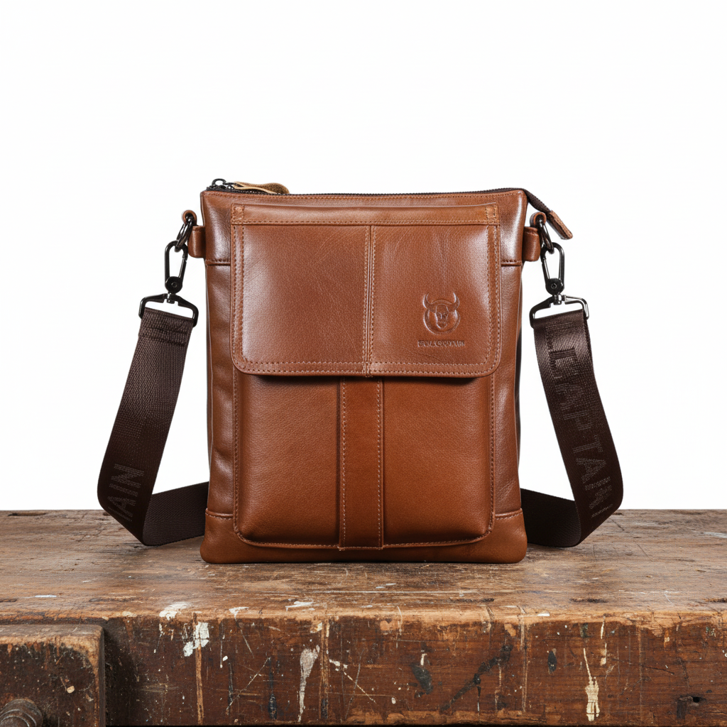 Anton Leather-Style Shoulder Bag