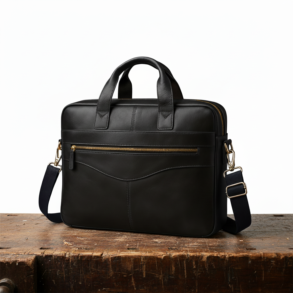 Anthony Leather-Style Briefcase